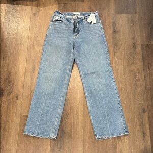 Classic Blue Women's Jeans Abercrombie